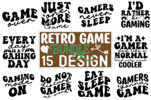 Retro Game SVG Design Bundle SVG CraftingStudio 