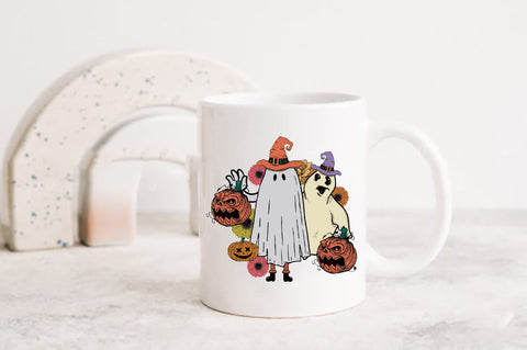 Retro Ghost Flower Sublimation Sublimation Jagonath Roy 