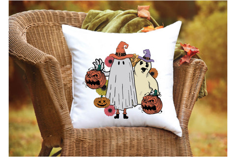 Retro Ghost Flower Sublimation Sublimation Jagonath Roy 