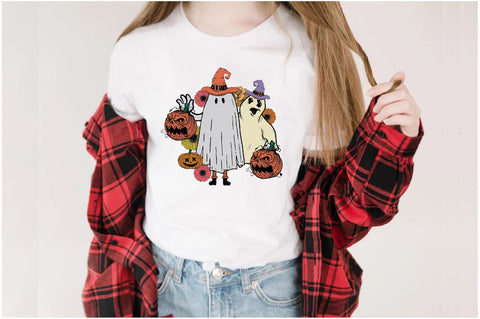 Retro Ghost Flower Sublimation Sublimation Jagonath Roy 