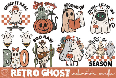 Retro Ghost Sublimation Bundle Sublimation LAM HOANG THUY 