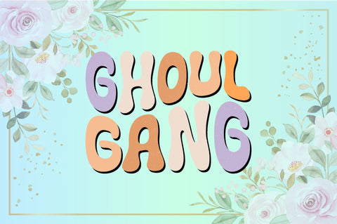 Retro Ghoul Gang Sublimation Sublimation Creativeart88 