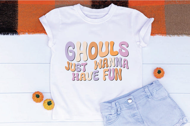 Retro Ghouls Just Wanna Have Fun Sublimation Sublimation Creativeart88 