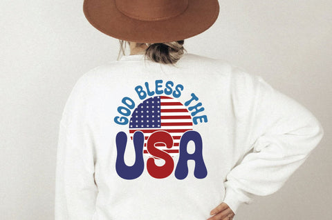 Retro God Bless The Usa Sublimation Creativeart88 