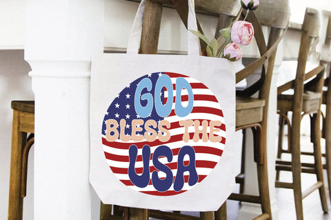 Retro God Bless The Usa Vol-1 Sublimation Creativeart88 