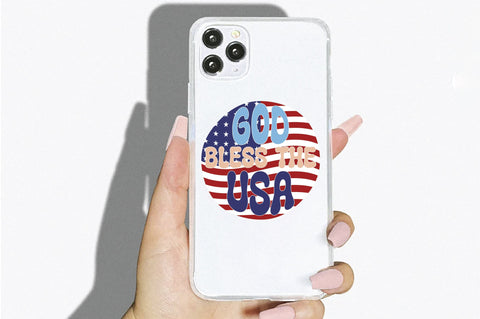 Retro God Bless The Usa Vol-1 Sublimation Creativeart88 