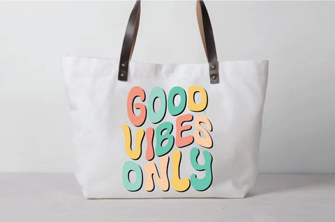 Retro Good Vibes Only Sublimation Sublimation Creativeart88 