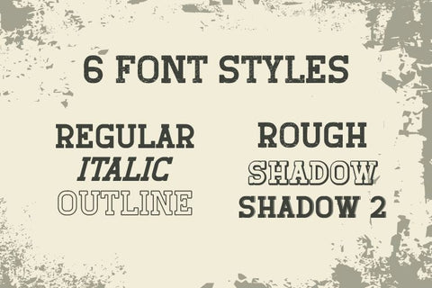 Retro Grade - 6 Fonts Font Irvan Randi 