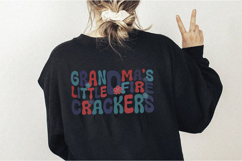 Retro Grandma’s Little Firecrackers Sublimation Creativeart88 
