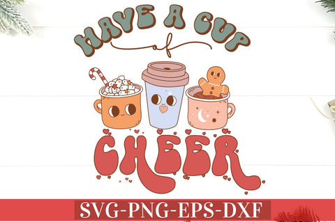 Retro Groovy Christmas SVG Bundle SVG DESIGNISTIC 