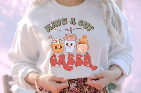 Retro Groovy Christmas SVG Bundle SVG DESIGNISTIC 