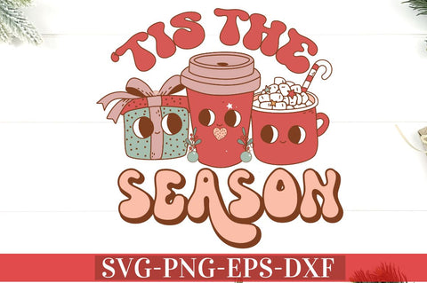 Retro Groovy Christmas SVG Bundle SVG DESIGNISTIC 