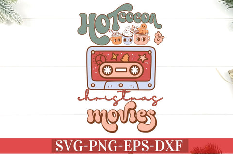 Retro Groovy Christmas SVG Bundle SVG DESIGNISTIC 