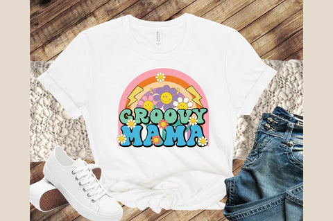 Retro Groovy Mama PNG Sublimation SVG designartist 