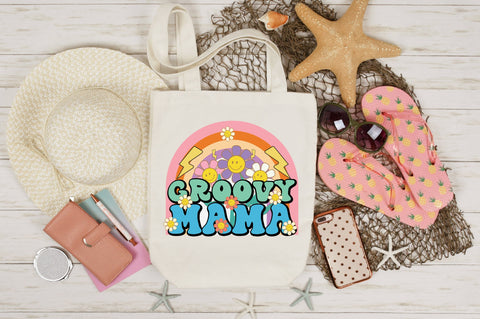 Retro Groovy Mama PNG Sublimation SVG designartist 