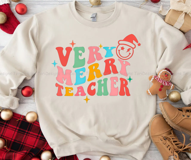 Retro Groovy Santa Christmas Sublimation Design Download Sublimation ToriDesigns 