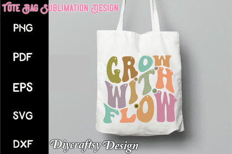 Retro Grow With Flow Sublimation Sublimation Creativeart88 