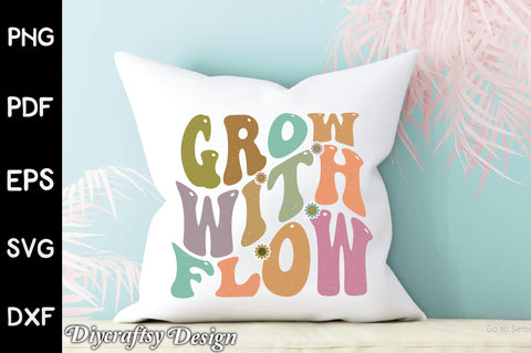 Retro Grow With Flow Sublimation Sublimation Creativeart88 