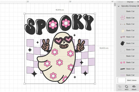 Retro Halloween Cute Ghost SVG Spooky Quote SVG OrangeBrushStudio 