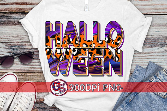 Retro Halloween PNG for Sublimation Sublimation Greedy Stitches 