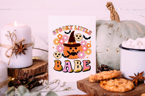 Retro Halloween Sublimation, 25 PNG Files SVG Shetara Begum 