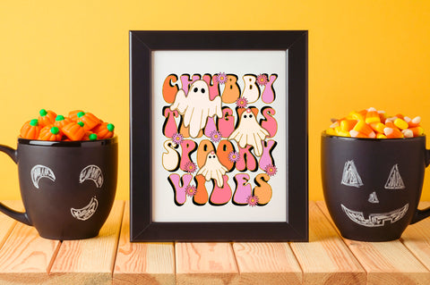 Retro Halloween Sublimation, 25 PNG Files SVG Shetara Begum 