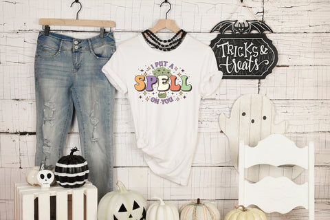 Retro Halloween Sublimation - I Put a Spell on You Sublimation CraftLabSVG 