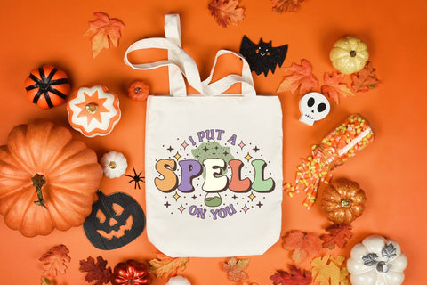Retro Halloween Sublimation - I Put a Spell on You Sublimation CraftLabSVG 