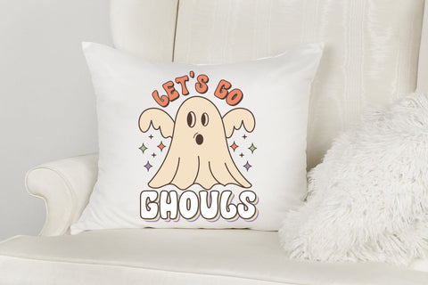 Retro Halloween Sublimation - Let's Go Ghouls Sublimation CraftLabSVG 