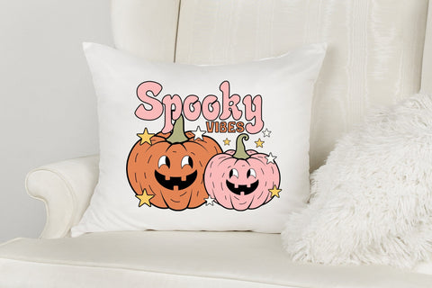 Retro Halloween Sublimation | Spooky Vibes Sublimation CraftLabSVG 