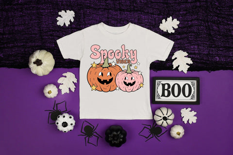 Retro Halloween Sublimation | Spooky Vibes Sublimation CraftLabSVG 