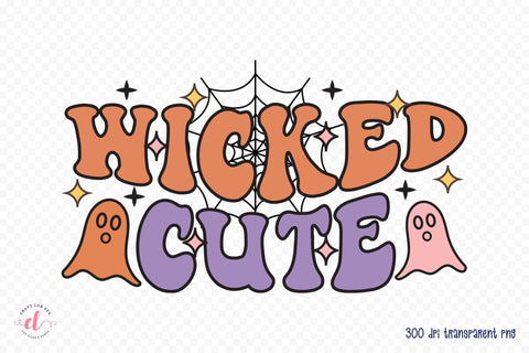 Retro Halloween Sublimation, Wicked Cute PNG Sublimation CraftLabSVG 