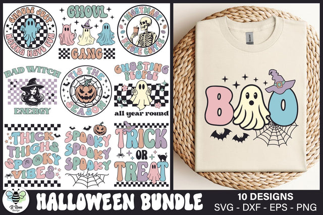 Retro Halloween SVG Bundle SVG B Renee Design 