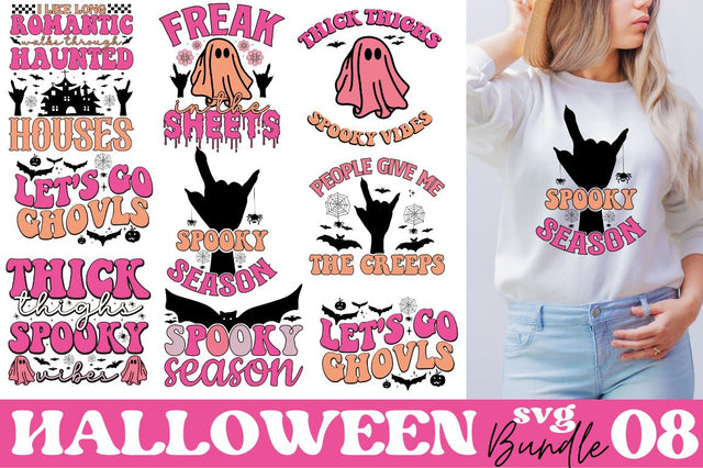 Retro Halloween SVG Bundle SVG DESIGNISTIC 