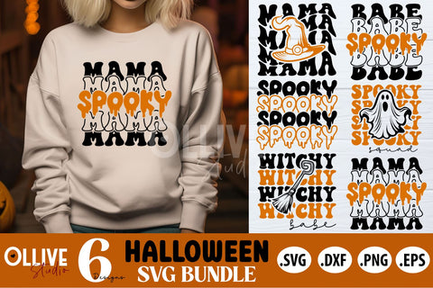 Retro Halloween SVG Bundle SVG Ollive Studio 