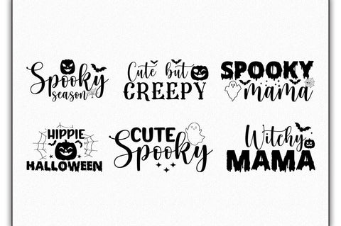Retro Halloween SVG Bundle SVG Shetara Begum 
