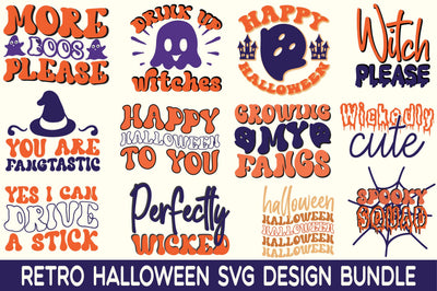 Retro Halloween Svg Design Bundle SVG SVGista 