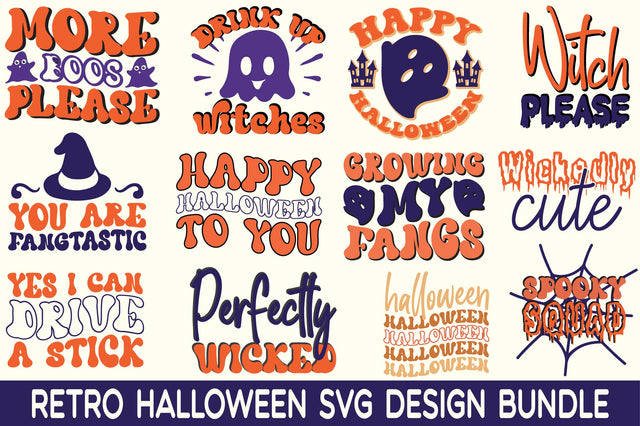 Retro Halloween Svg Design Bundle SVG SVGista 