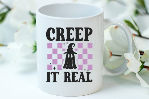 Retro halloween SVG Design, Creep it real SVG FiveStarCrafting 