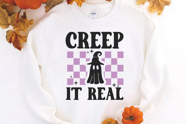 Retro halloween SVG Design, Creep it real SVG FiveStarCrafting 