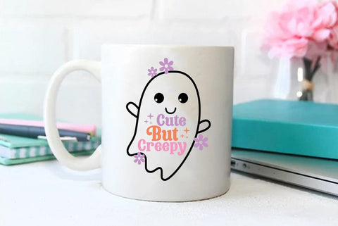 Retro halloween SVG Design, Cute but creepy SVG FiveStarCrafting 