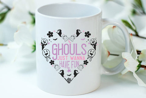 Retro halloween SVG Design, Ghouls just wanna have fun SVG FiveStarCrafting 