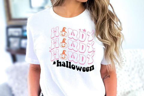 Retro halloween SVG Design, Howdy halloween SVG FiveStarCrafting 