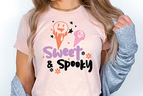 Retro halloween SVG Design, Sweet and Spooky SVG FiveStarCrafting 