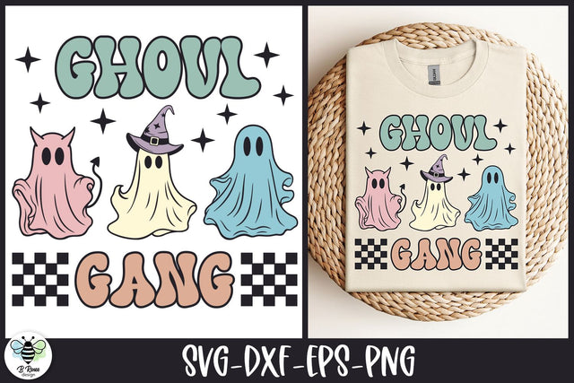 Retro Halloween SVG | Ghoul Gang SVG B Renee Design 