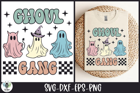 Retro Halloween SVG | Ghoul Gang SVG B Renee Design 
