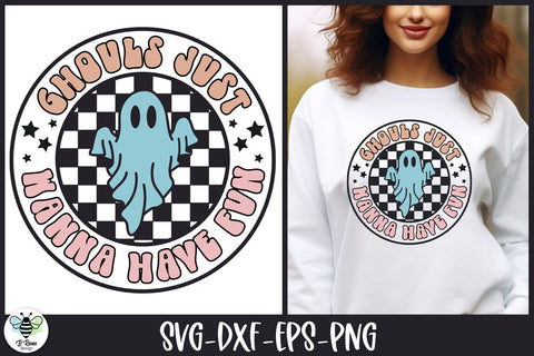 Retro Halloween SVG | Halloween Shirt PNG SVG B Renee Design 