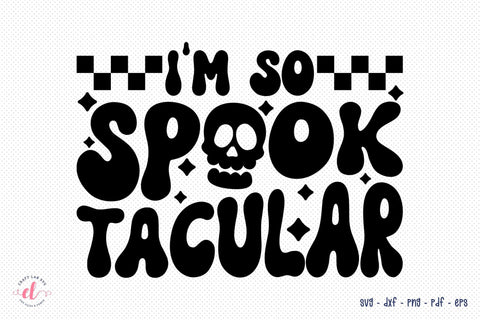 Retro Halloween SVG, I'm so Spook Tacular SVG CraftLabSVG 