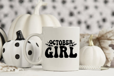 Retro Halloween SVG - October Girl SVG SVG CraftLabSVG 