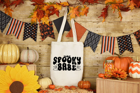 Retro Halloween SVG, Spooky Babe SVG SVG CraftLabSVG 